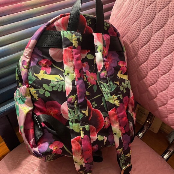 Betsy Johnson floral backpack - Picture 2 of 2